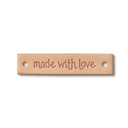 Applicable Leather "made with love" (403797)
