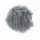 Faux Fur Pompom Grey 10 cm