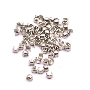 Zipper Lock for Metal Teeth Silver 10 Pieces YKK