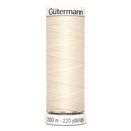 Gütermann Sew-all Thread Nr. 802 Sewing Thread - 200m, Polyester