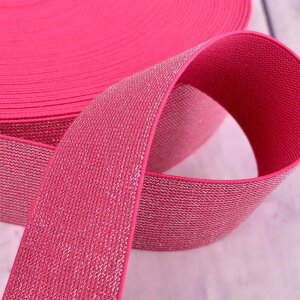 XXL Elastic Tape Glitter Pink 5 cm