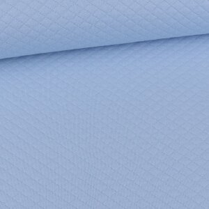 Quilted Diamond Pattern Light Blue
