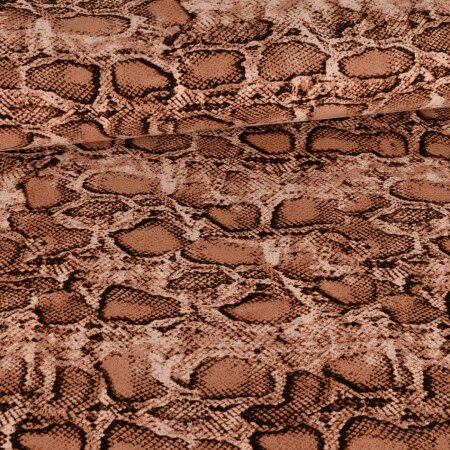 Chiffon Snakeprint Sand