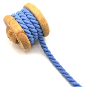 Twisted Cotton Cord XXL Uni Blue 14 mm