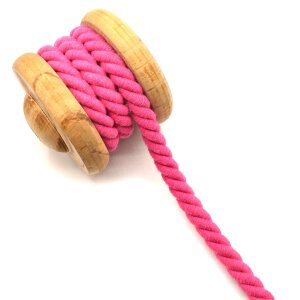 Twisted Cotton Cord XXL Uni Pink 14 mm