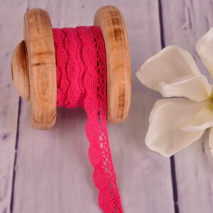 Knitted Trim Lace Trim Pink 20 mm