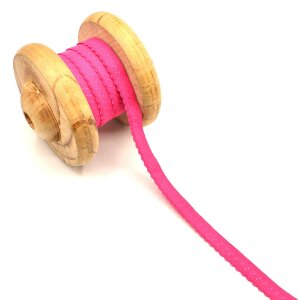 Binding tape Mira Elastic Pink 1,2cm