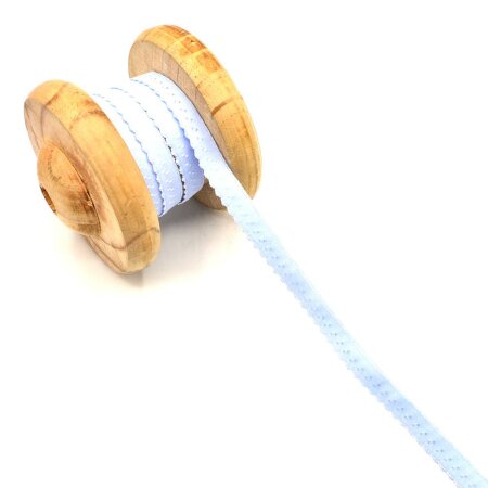 Binding tape Mira Elastic ice Blue 1,2cm