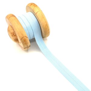 Binding Tape Elastic Rubber Light Blue 2cm