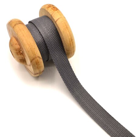 belt strap Uni anthracite 2,5cm