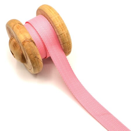 belt strap Uni tender pink 2,5cm