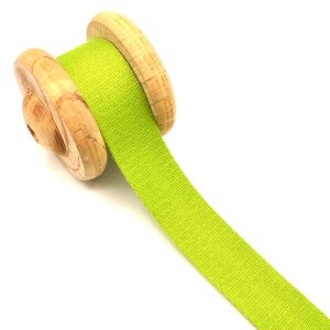 belt strap soft Uni light green 4cm