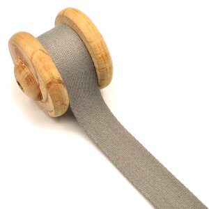 belt strap soft Uni grey 4cm