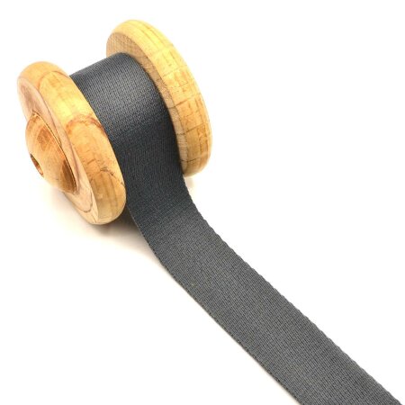 belt strap soft Uni Anthracite 4cm