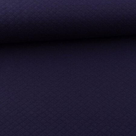 Quilted Diamond Pattern Navy