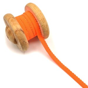 Gummi Tape Bow Uni Neon Orange 12mm