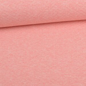 Quilted Diamond Pattern Light Pink Melange