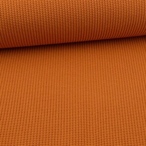 Big Knit Knitting Fabric Orange