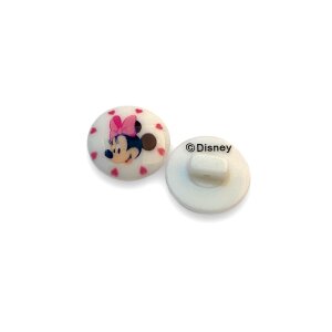 stud Walt Disney 15mm - minnie mouse white