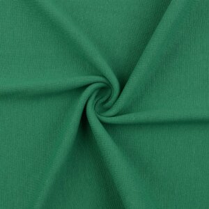 Amelie - Organic uni Cuffs fine-ribbed green