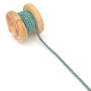 Twisted Artificial Silk Cord dusky mint 6mm