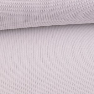 big knit fabric - white