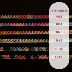 Gütermann Bulky-Lock 80 Nr. 9842 Multicolour Bulk Sewing Thread - 1000m, Polyester