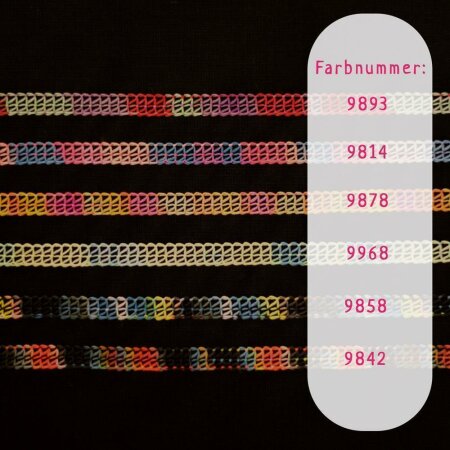 Gütermann Bulky-Lock 80 Nr. 9893 Multicolour Bulk Sewing Thread - 1000m, Polyester