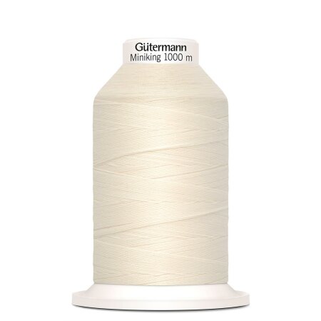 Gütermann Miniking Nr. 802 Sewing Thread - 1000m, Polyester