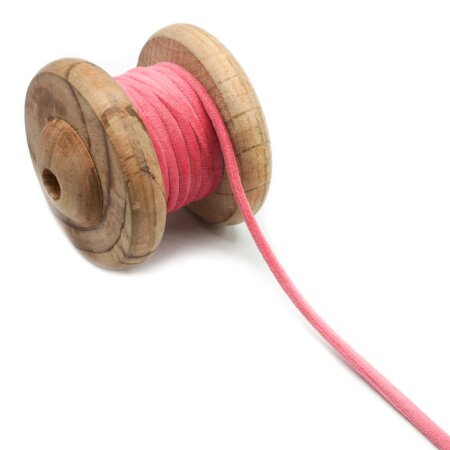 velvet cord pink 6mm