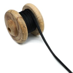 velvet cord black 6mm