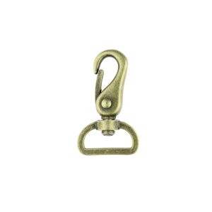 carabiner hook bag snap hook metal -  25 mm dusky gold