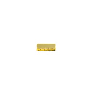 end piece metal - 25 mm gold