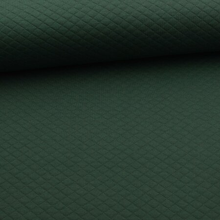 Quilted Diamond Pattern dark green