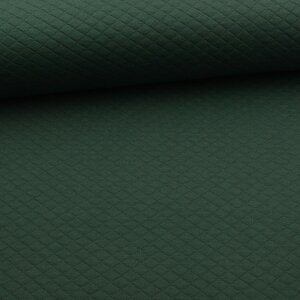 Quilted Diamond Pattern dark green