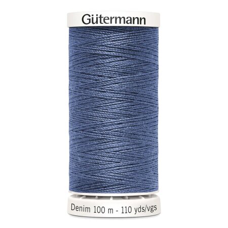Gütermann Denim jeans sewing thread Nr. 6075 - 100m, Polyester