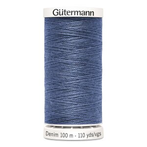 Gütermann Denim jeans sewing thread Nr. 6075 - 100m,...
