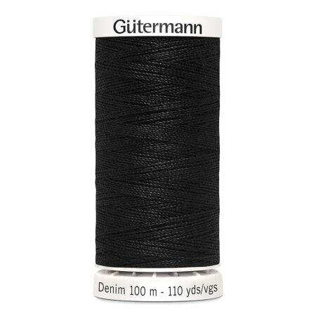 Gütermann Denim jeans sewing thread Nr. 1000 - 100m, Polyester