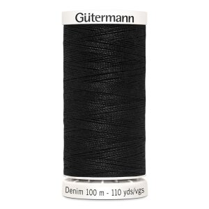 Gütermann Denim jeans sewing thread Nr. 1000 - 100m,...
