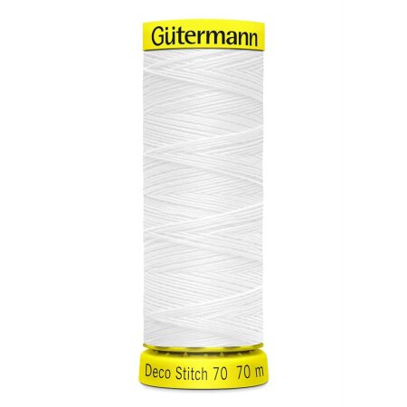 Gütermann Deco Stitch 70 Sewing thread Nr. 800 - 70m, Polyester