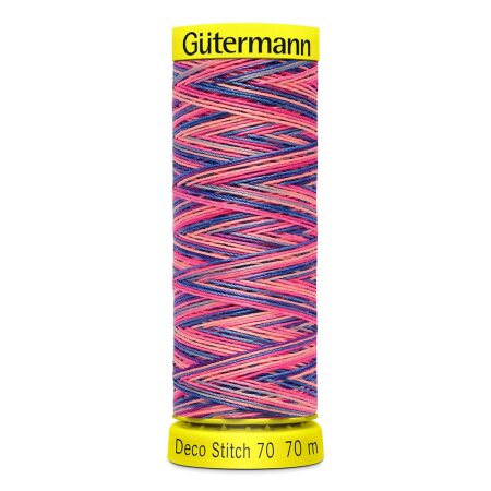 Gütermann Deco Stitch 70 Multicolor sewing thread Nr. 9819 - 70m, Polyester