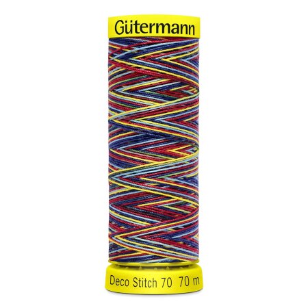 Gütermann Deco Stitch 70 Multicolor sewing thread Nr. 9831 - 70m, Polyester