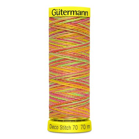 Gütermann Deco Stitch 70 Multicolor sewing thread Nr. 9873 - 70m, Polyester