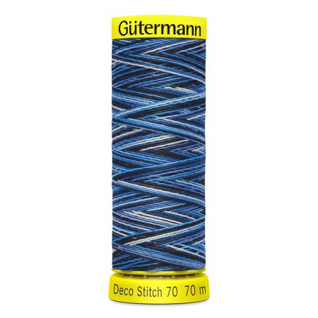 Gütermann Deco Stitch 70 Multicolor sewing thread Nr. 9962 - 70m, Polyester