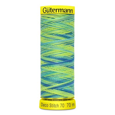 Gütermann Deco Stitch 70 Multicolor sewing thread Nr. 9968 - 70m, Polyester