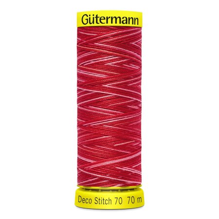 Gütermann Deco Stitch 70 Multicolor sewing thread Nr. 9984 - 70m, Polyester