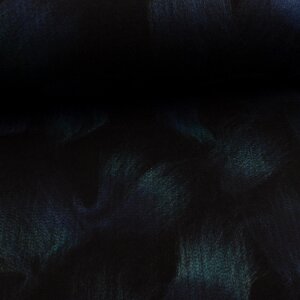 Flannel coat fabric pattern black