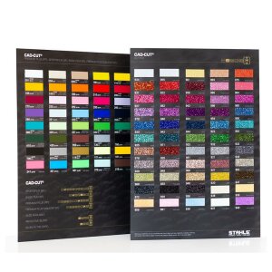STAHLS color card with all CAD-CUT plotter foils