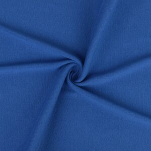 Organic uni Cuffs Amelie fine-ribbed - cobalt blue