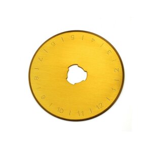 45 mm Spare Blades for Rotary Cutter titanium coated/ Rotary Cutter Blades (5 Pack LongLife)